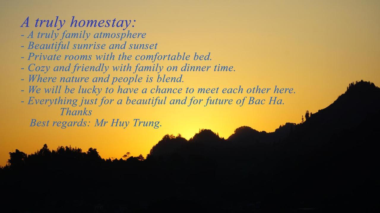 באק הא Huy Trung Homestay מראה חיצוני תמונה
